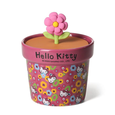 Hello Kitty Candles Rose and Cherry Blossom Flower Pot Candle