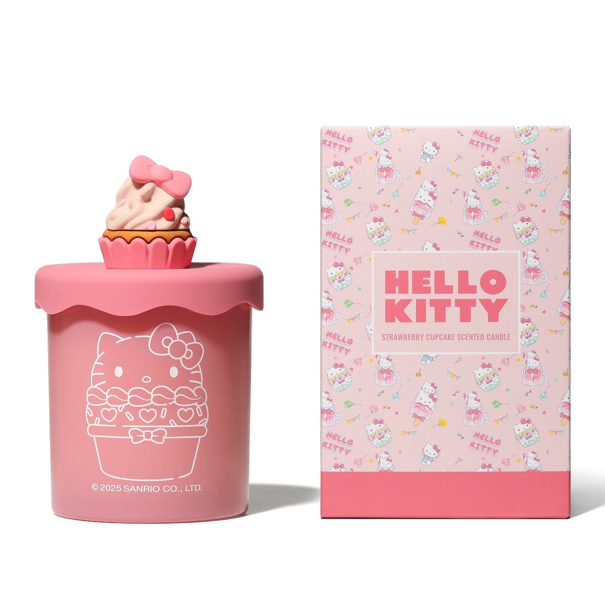 Hello Kitty Candles Strawberry Cupcake Scented Candle