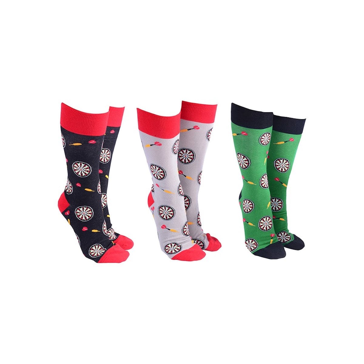 Joe Davies Socks Dart Board Design Set of 3 Socks
