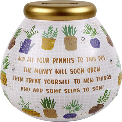 Joe Davies Money Pot Gardening Fund Breakable Pot of Dreams