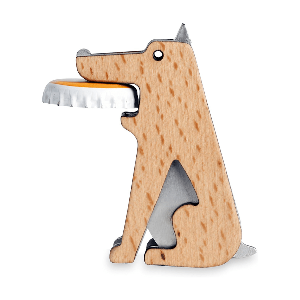 Kikkerland Kitchen Accessories Fetch Dog Design Magnetic Bottle Opener