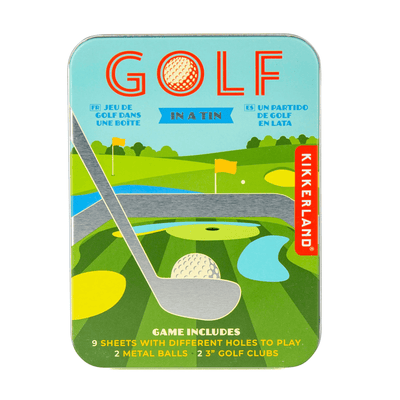 Kikkerland Games Golf Game In A Tin