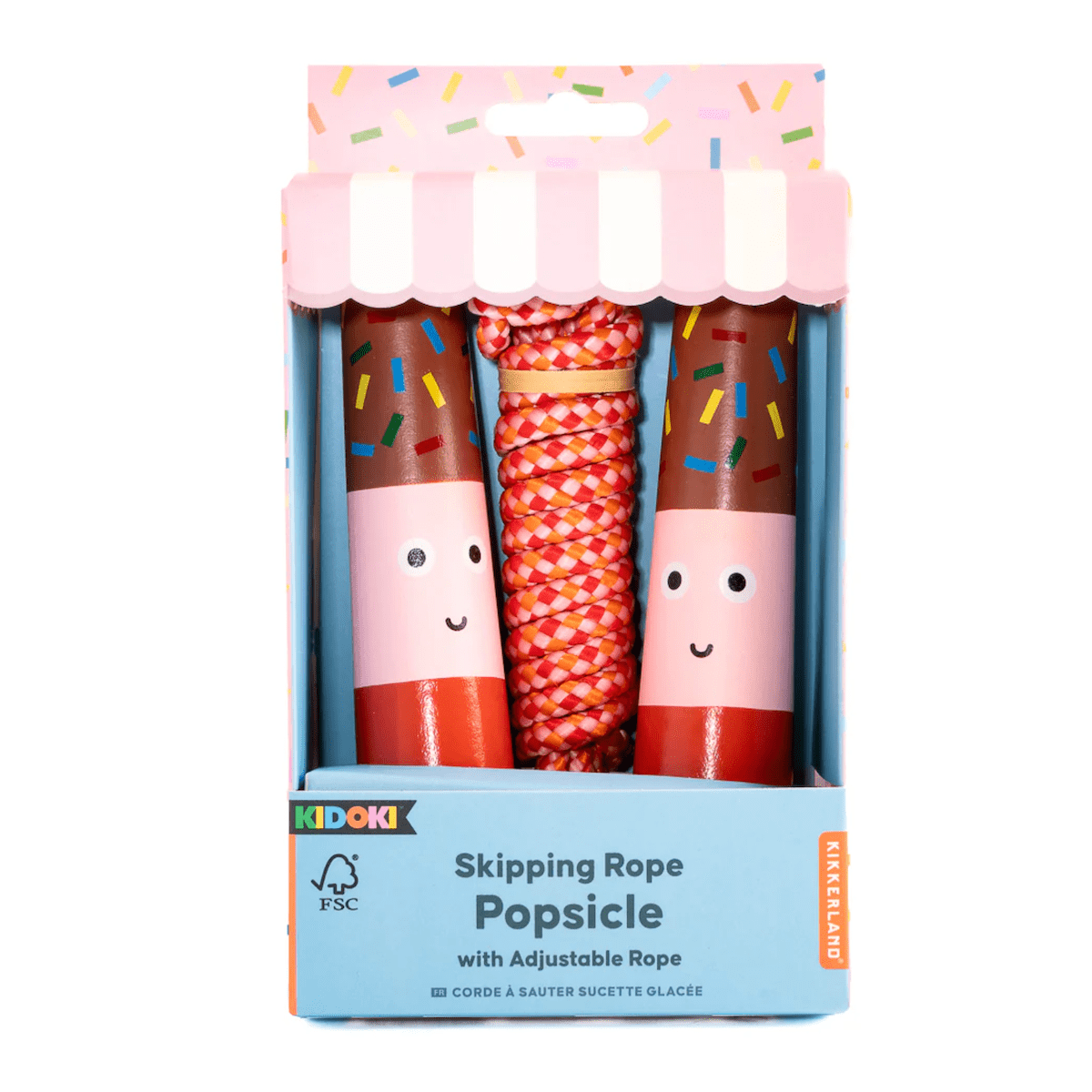 Kikkerland Games Ice Cream Design Skipping Rope for Children