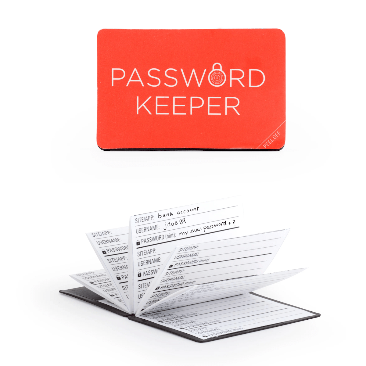 Kikkerland Stationery Magnetic Password Keeper Book