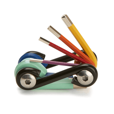 Kikkerland Novelty Gifts Rainbow 7 in 1 Multi Tool