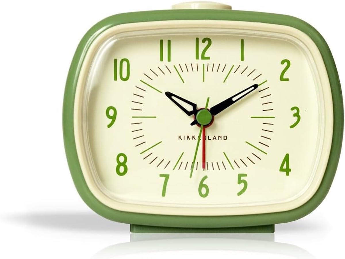 Kikkerland Home accessories Retro Green Alarm Clock