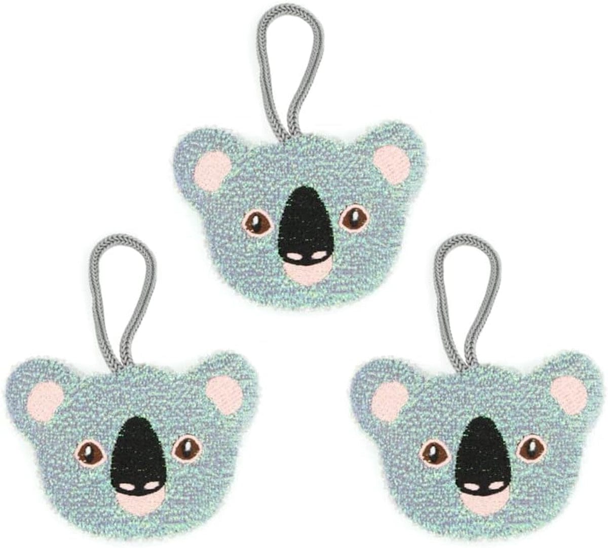 Kikkerland Kitchen Accessories Set of Three Koala Scrub Sponges