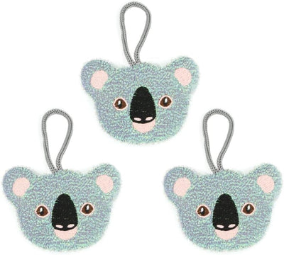 Kikkerland Kitchen Accessories Set of Three Koala Scrub Sponges