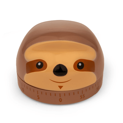 Kikkerland Clock Sloth Design Kitchen Timer