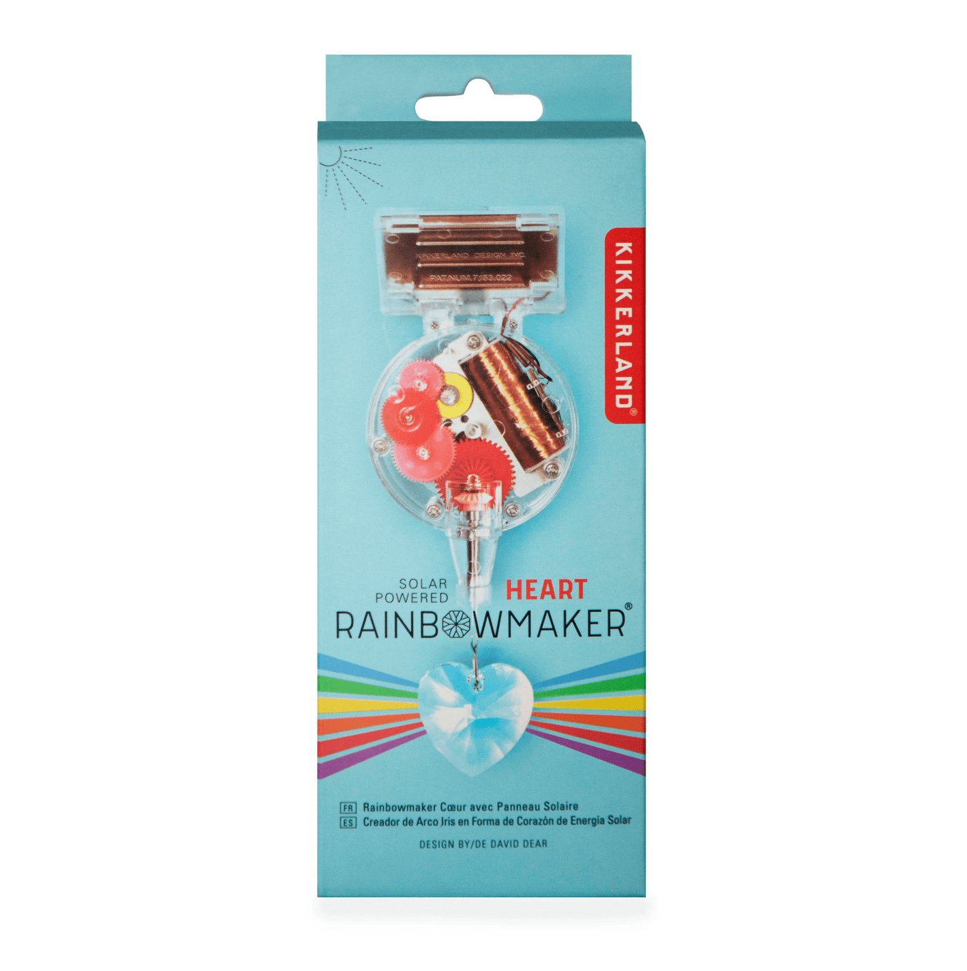 Kikkerland Home accessories Solar Powered Heart Shaped Rainbow Maker