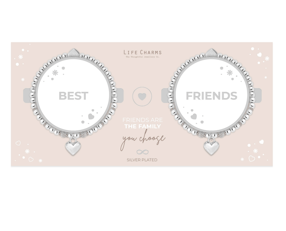 Life Charms Jewellery Best Friends Gift Boxed Set of Bracelets