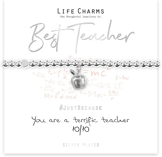 Life Charms Novelty Gifts Best Teacher Gift Boxed Bracelet