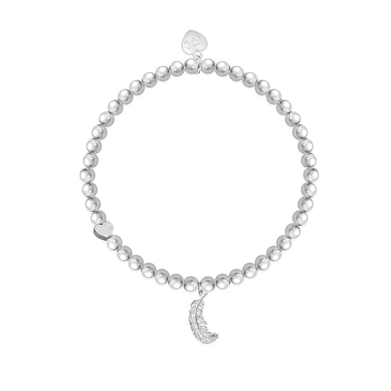 Life Charms Novelty Gifts Feathers Appear When Angels Are Near Bracelet