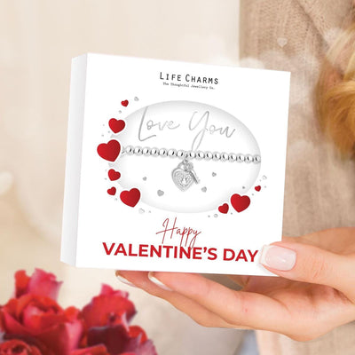 Life Charms Jewellery Happy Valentine's Day Love You Gift Boxed Bracelet