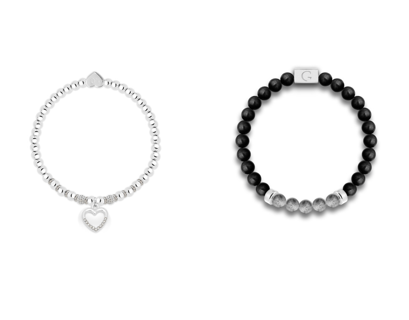 Life Charms Jewellery Mother and Son Gift Boxed Set of Bracelets