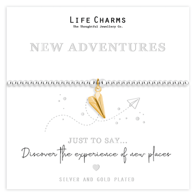 Life Charms Jewellery New Adventures Gift Boxed Bracelet