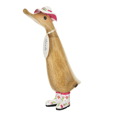 Mollie and Fred Gifts Ornaments Carnation British Flower Hats and Wellies Duckling - Choice of Design
