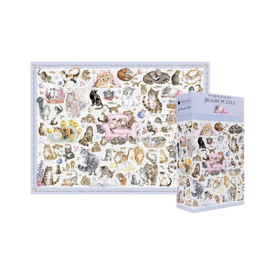 Mollie and Fred Gifts Games Feline Friends Puzzles with a Choice of Design