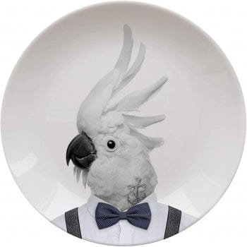 Mustard Dining Table Accessories Colin Cockatoo Wild Dining Animal Plates
