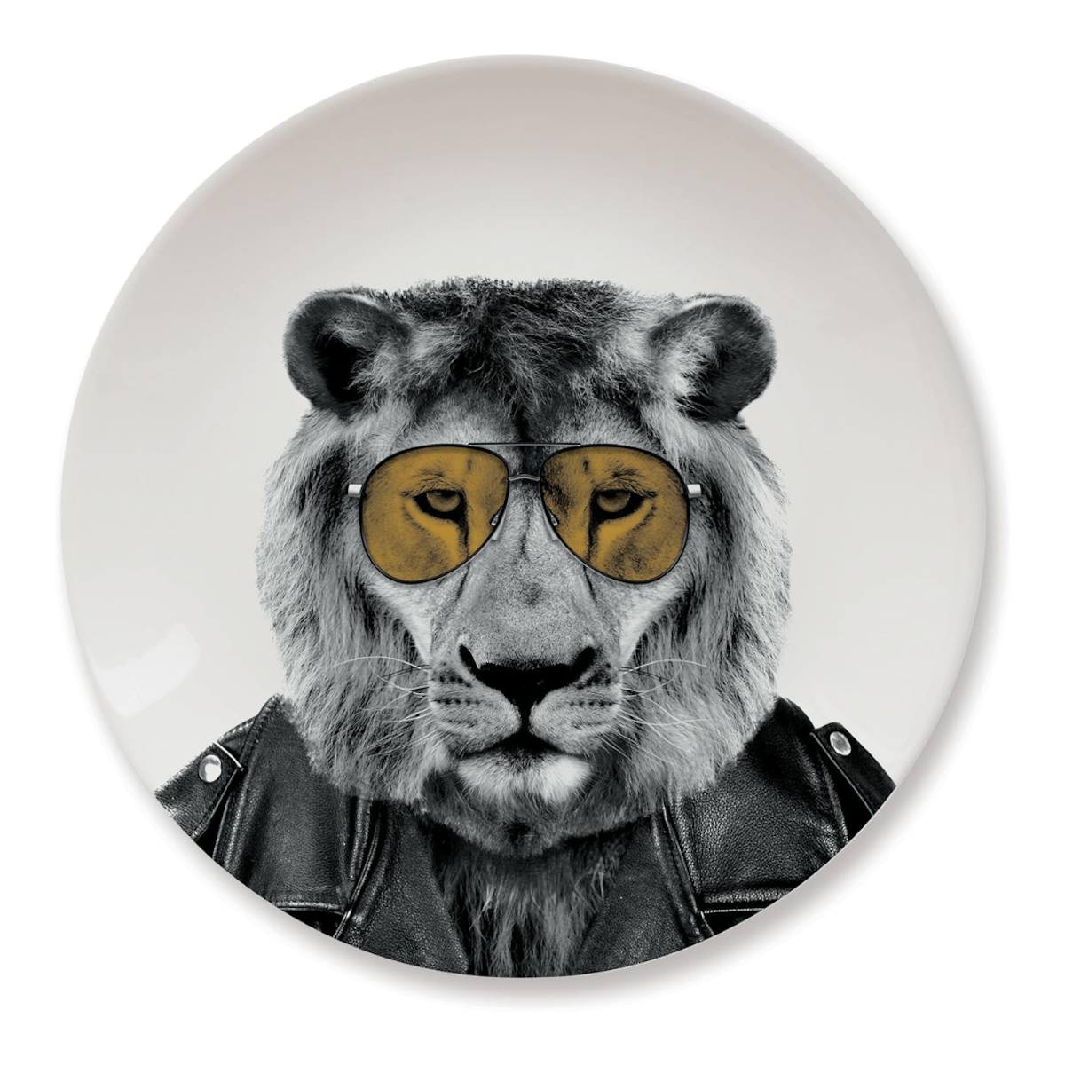 Lion Design Wild Dining Animal Plate