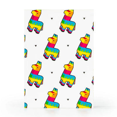 Mustard Stationery Pinata Design Ruled Notebook
