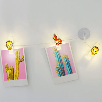 Mustard Photo Frames & Albums Pinata Themed Light Up Photograph Garland