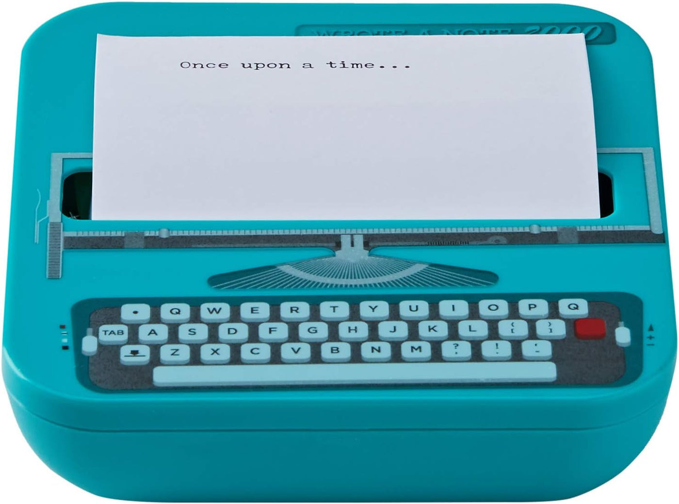 Mustard Stationery Typewriter Design Sticky Note Pad
