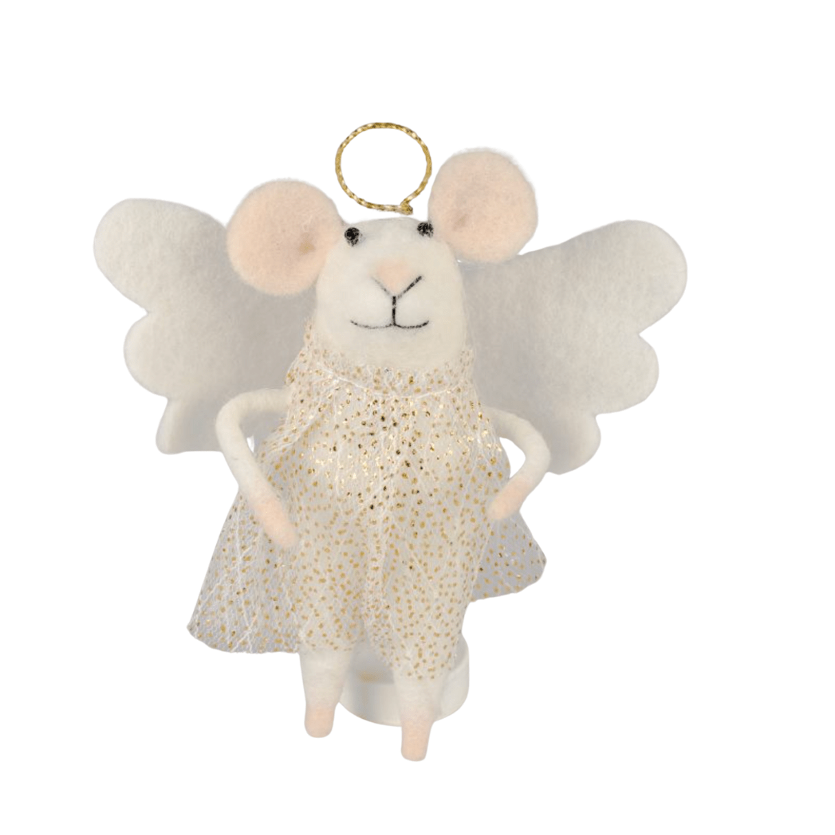 Originals Christmas Decorations Felt Mouse Angel Christmas Tree Decoration