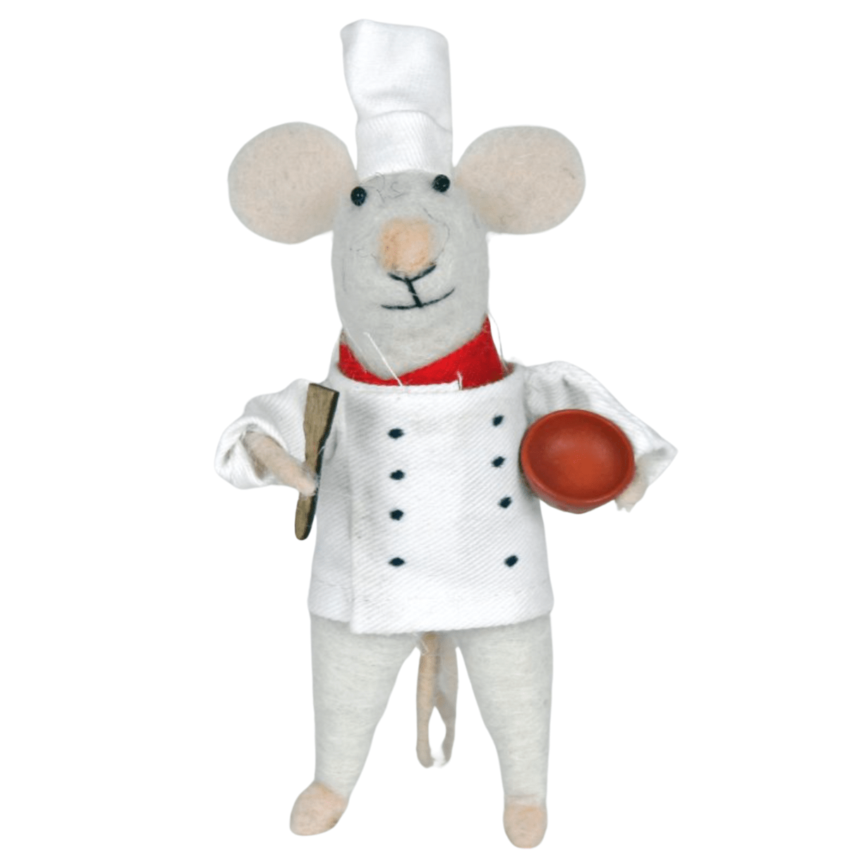 Originals Christmas Decorations Felt Mouse Cook Christmas Tree Decoration