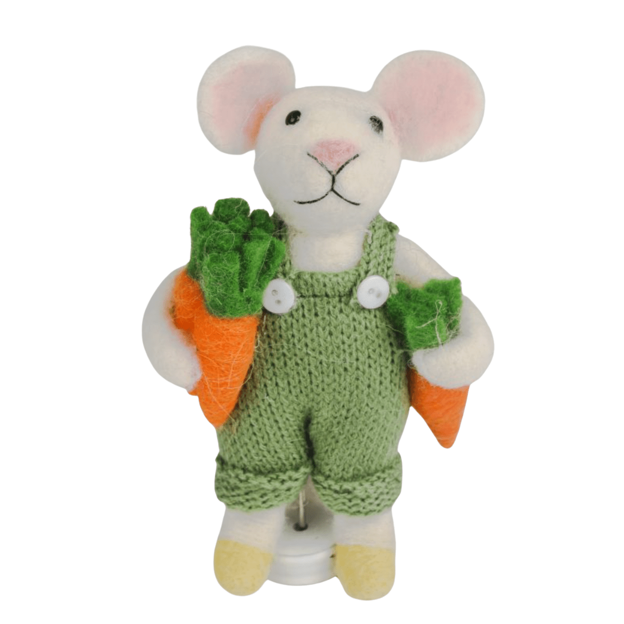 Originals Christmas Decorations Felt Mouse with Carrots Easter Decoration