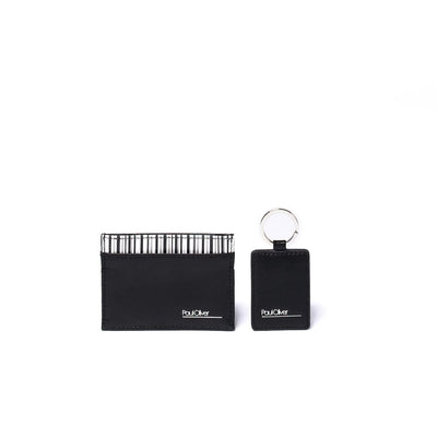 Paul Oliver Travel Accessories Men's Card Holder and Key Ring Gift Set