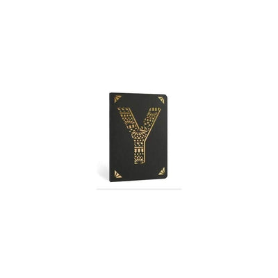 Portico Notebooks Y Kraft Monogram Notebook - Choice of letters
