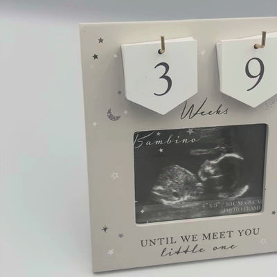 Countdown Baby Scan Photo Frame