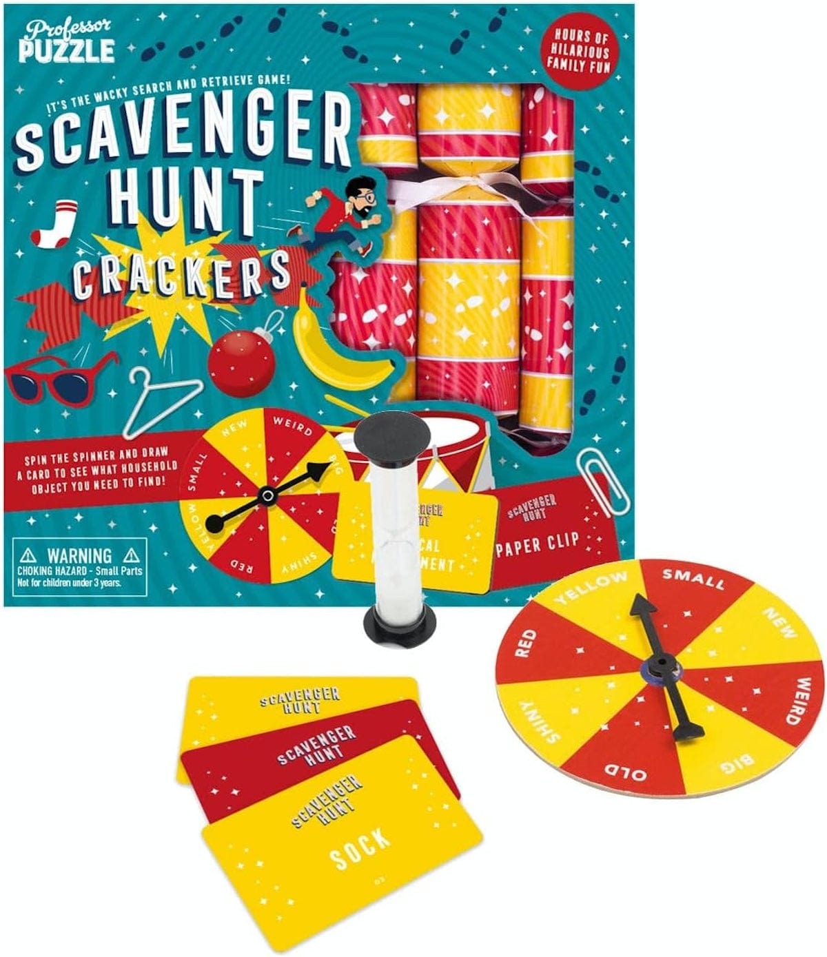 Professor Puzzle Christmas crackers Scavenger Hunt Christmas Crackers