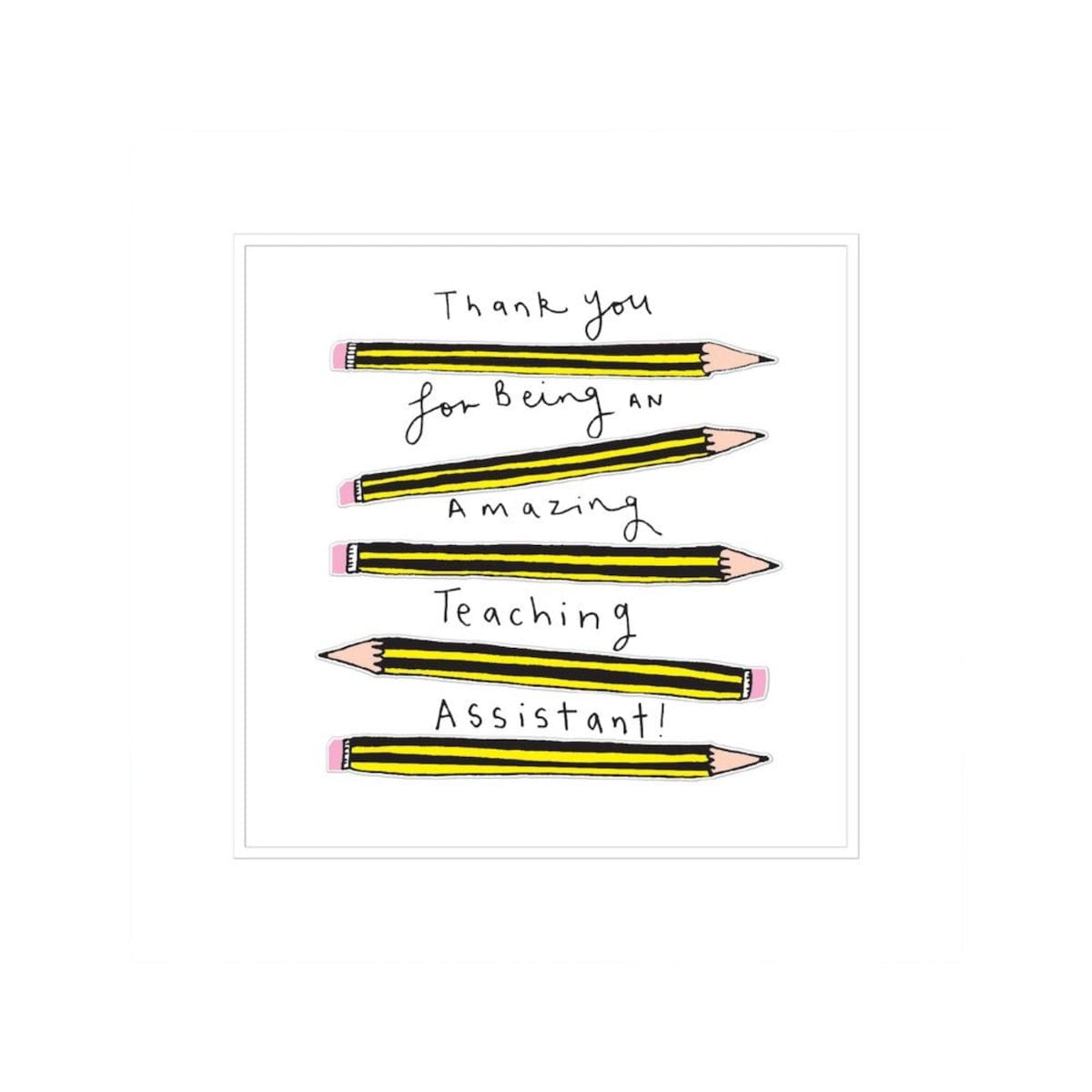 Rachel Ellen Cards Amazing Teaching Assistant Greeting Card with Envelope