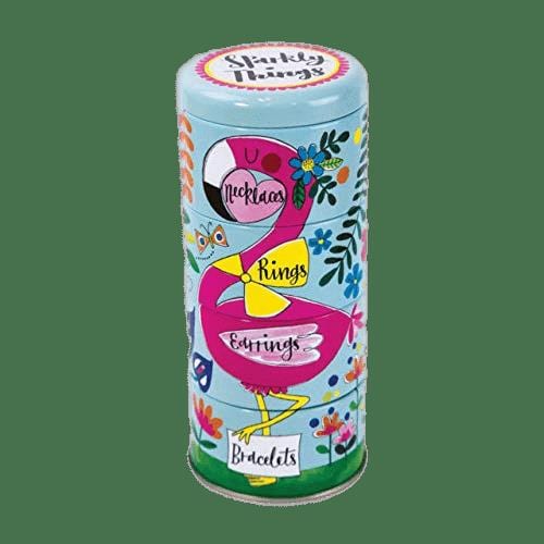 Rachel Ellen Storage Tins Girls Stacking Storage Tin for Sparkly Things