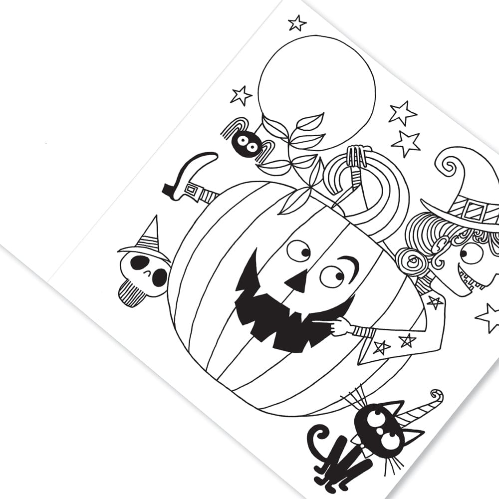 Rachel Ellen Stationery Halloween Colouring Book for Children