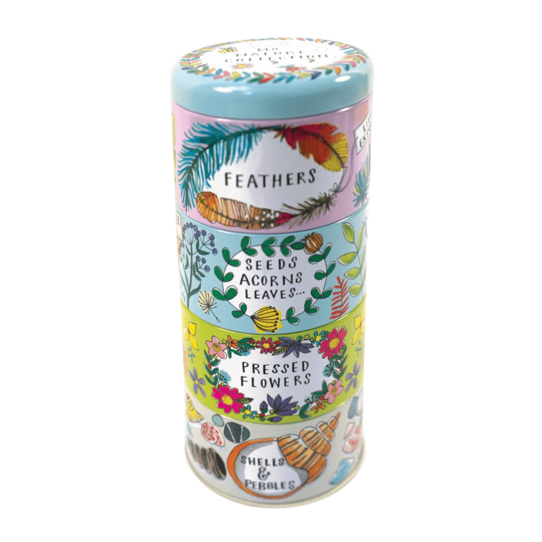 Rachel Ellen Storage Tins My Nature Collection Stackable Storage Tin