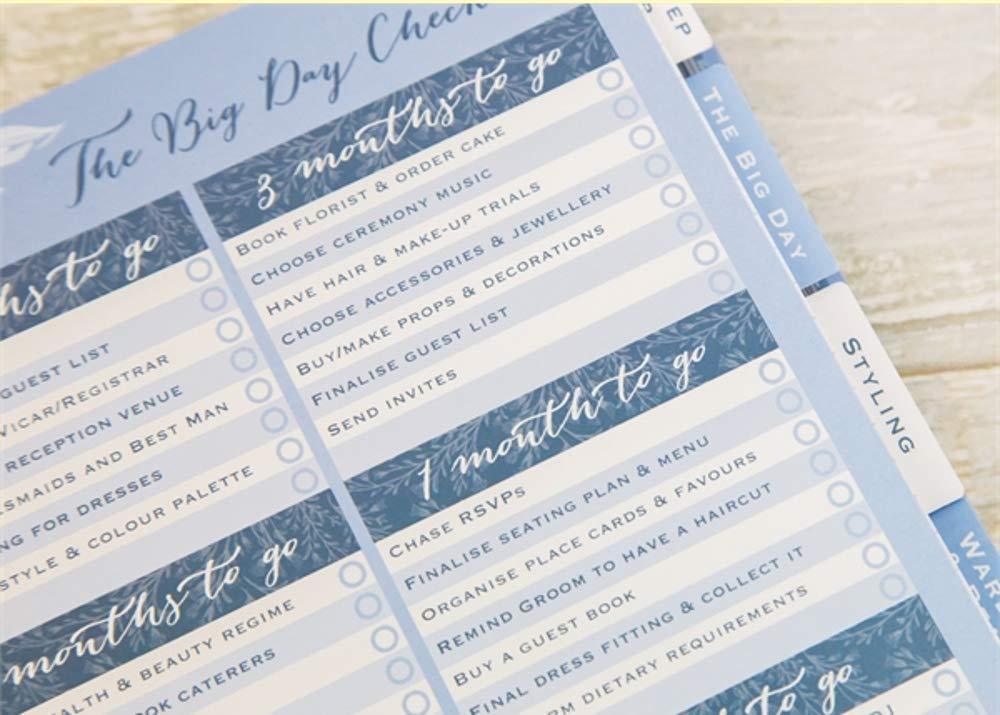 Rachel Ellen Planners Powder Blue Floral Design Wedding Planner