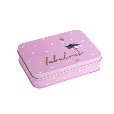Sara Miller Storage Tin Fabulous You Bird Design Storage Tin