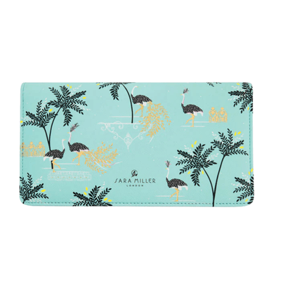 Sara Miller Purses & Travel Wallets Ostrich Design Travel Wallet