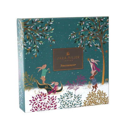 Sara Miller Kitchen Accessories Woodland Tales Design Set of 4 Cake Plates