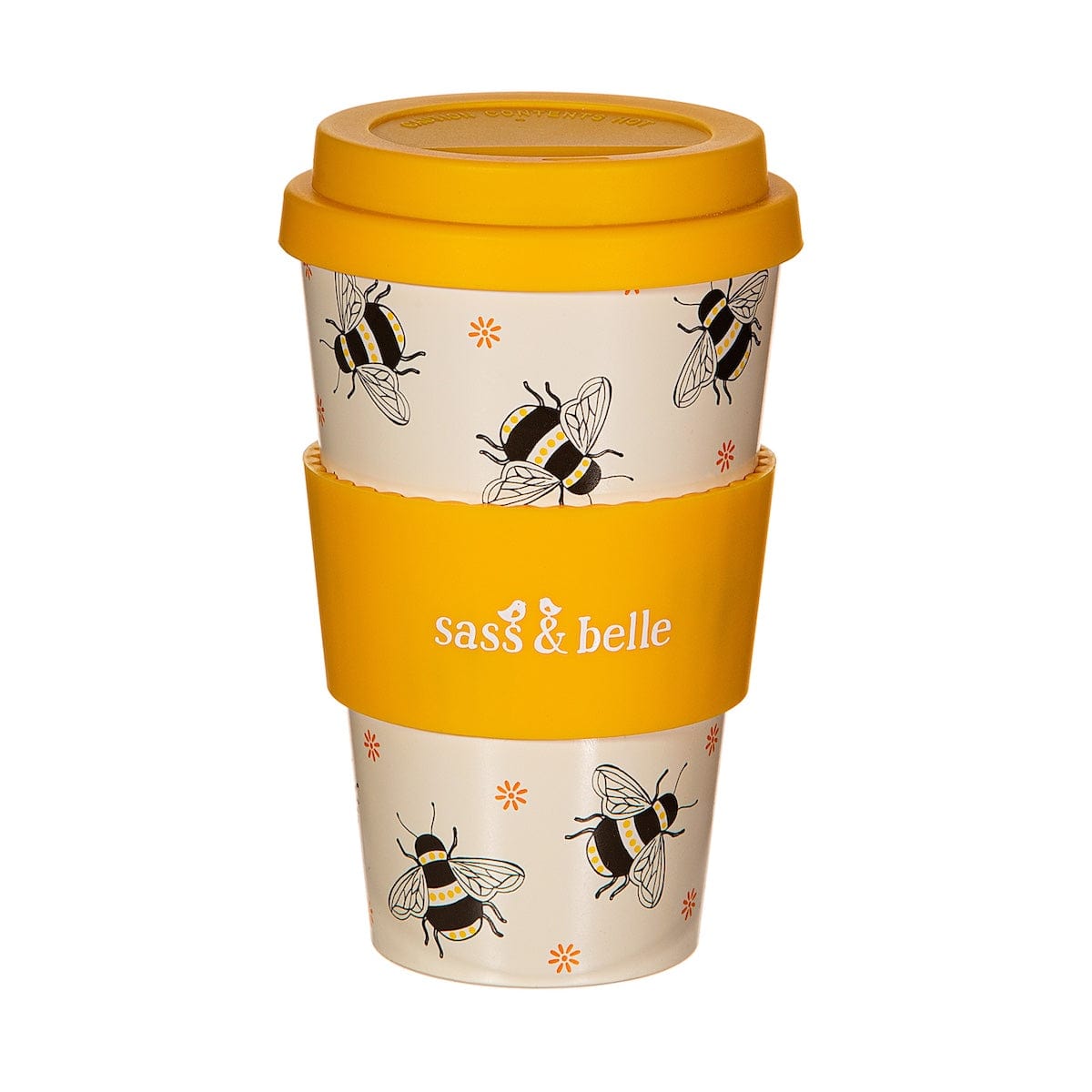 Sass & Belle Mugs & Drinkware Busy Bees Design Travel Coffee Cup