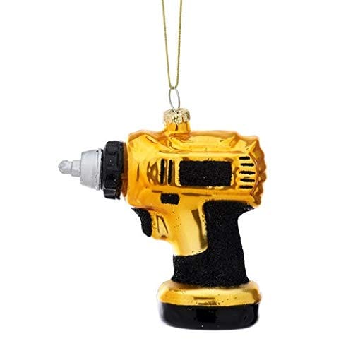 Sass & Belle Christmas Christmas Decorations Black and Gold Drill Christmas Tree Decoration