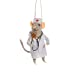 Sass & Belle Christmas Christmas Decorations Felt Doctor Mouse Christmas Tree Decoration