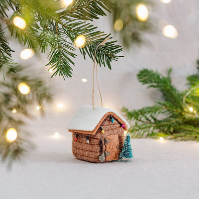 Sass & Belle Christmas Christmas Decorations Felt Shed Christmas Tree Decoration