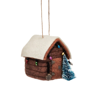 Sass & Belle Christmas Christmas Decorations Felt Shed Christmas Tree Decoration