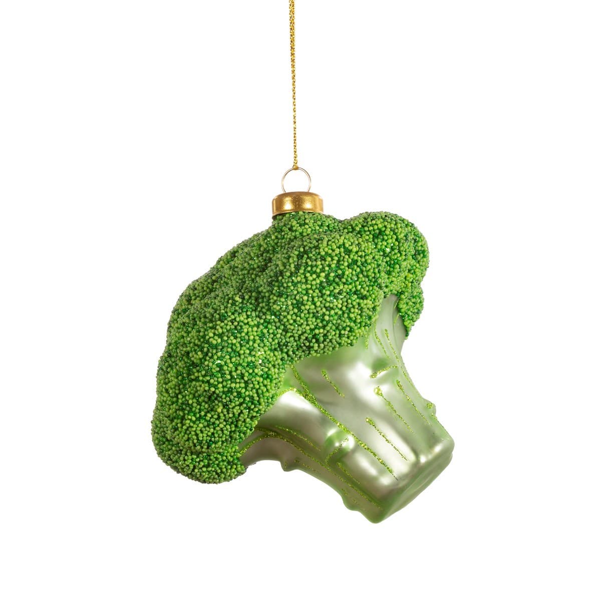 Sass & Belle Christmas Christmas Decorations Glitter Broccoli Christmas Tree Decoration