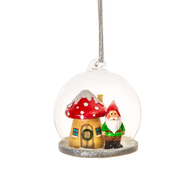 Sass & Belle Christmas Christmas Decorations Gnome Home Dome Christmas Tree Bauble