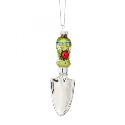 Sass & Belle Christmas Christmas Decorations Green Spade with Ladybird Christmas Tree Decoration